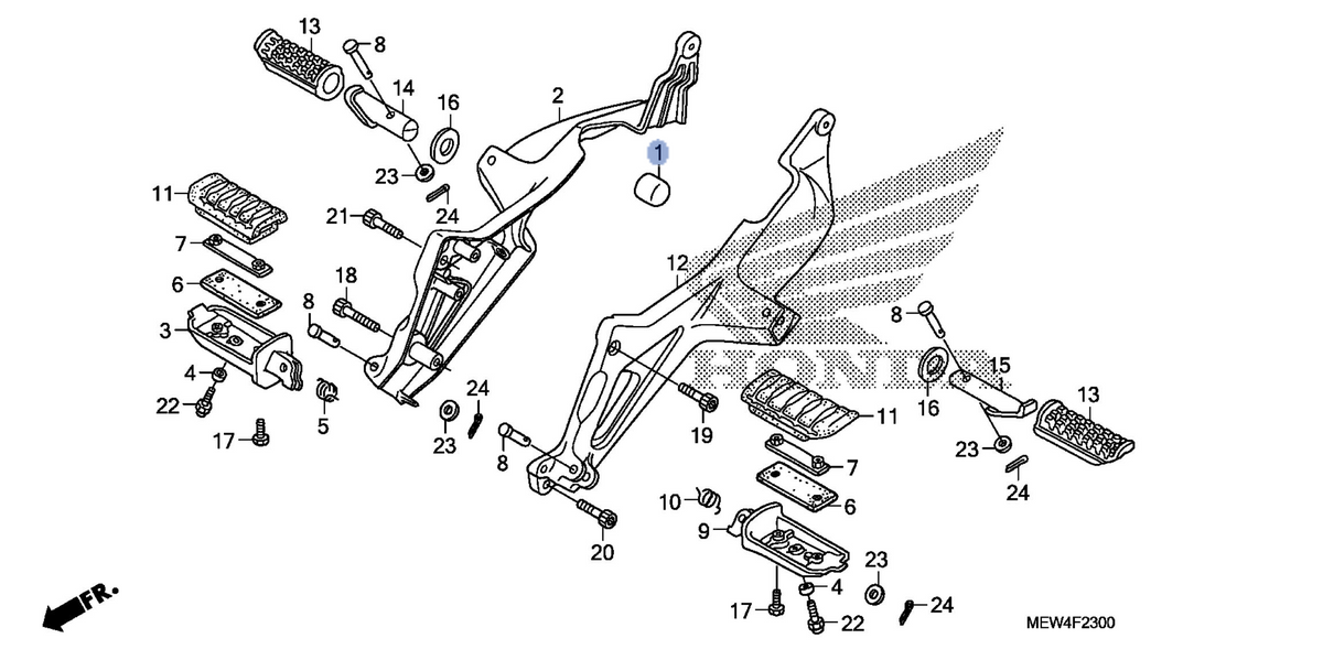 Honda OEM part 17611-GF8-000