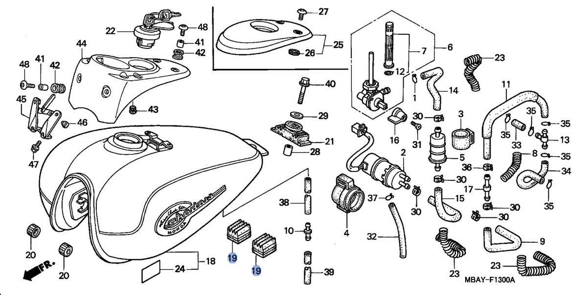Honda OEM part 17611-MBA-000
