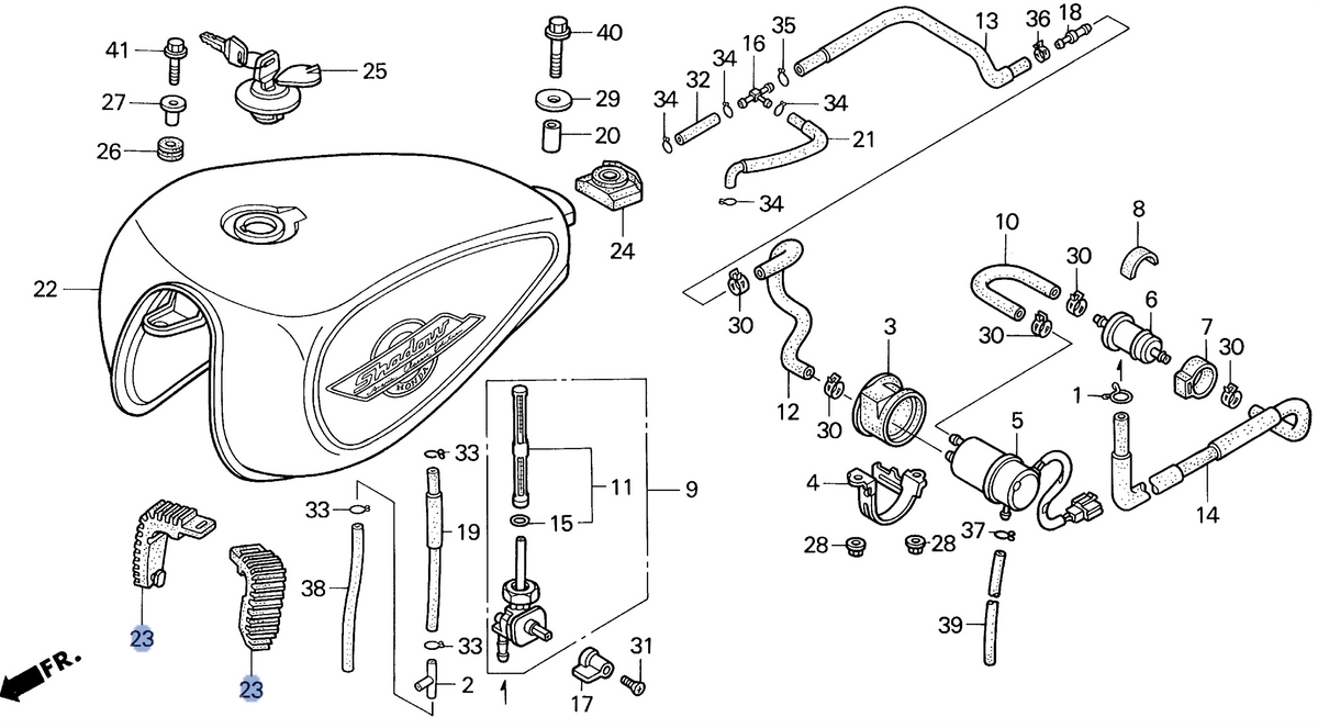 Honda OEM part 17611-MM8-000