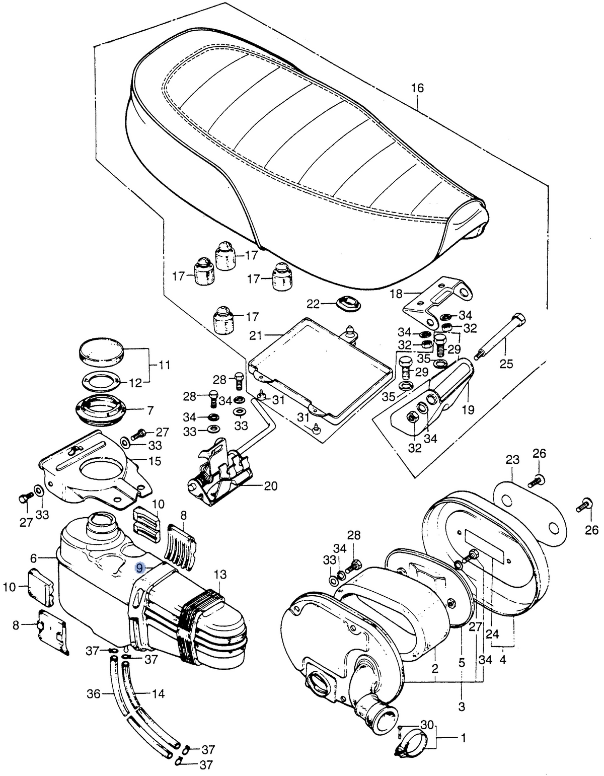Honda OEM part 17612-128-000