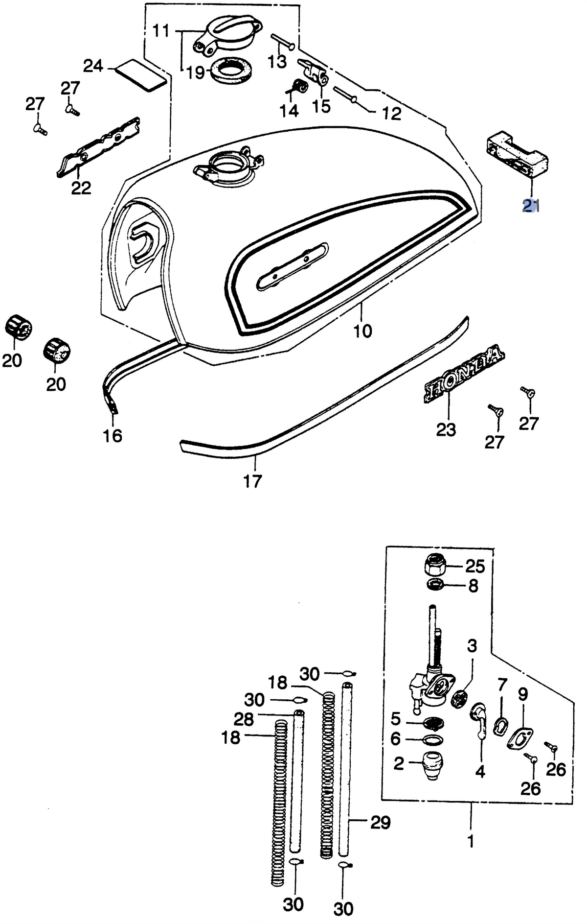 Honda OEM part 17613-286-000