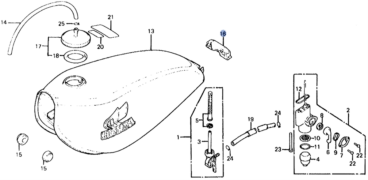 Honda OEM part 17613-355-000