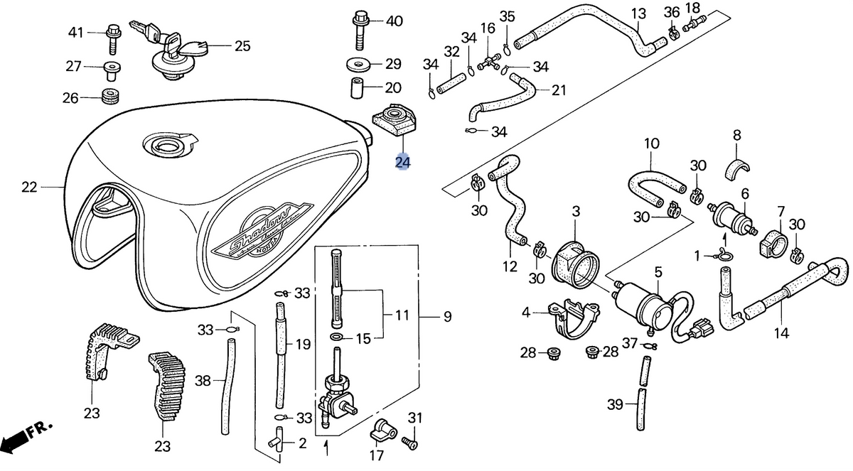 Honda OEM part 17613-MM8-000