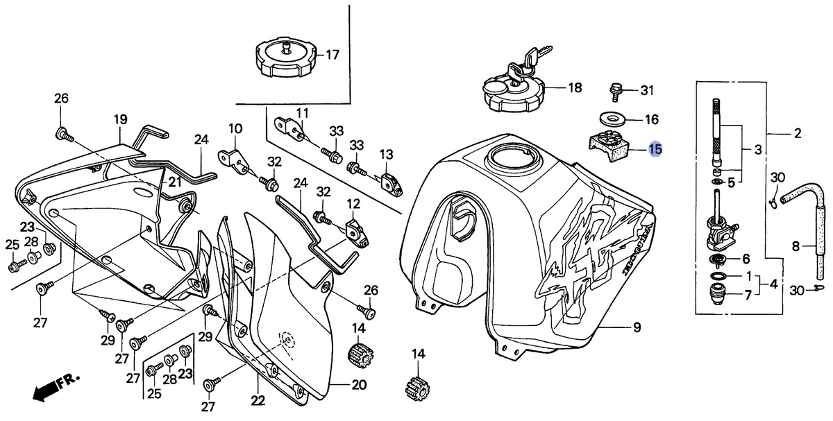 Honda OEM part 17613-MY6-770