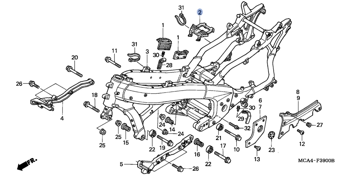 Honda OEM part 17614-MCA-000