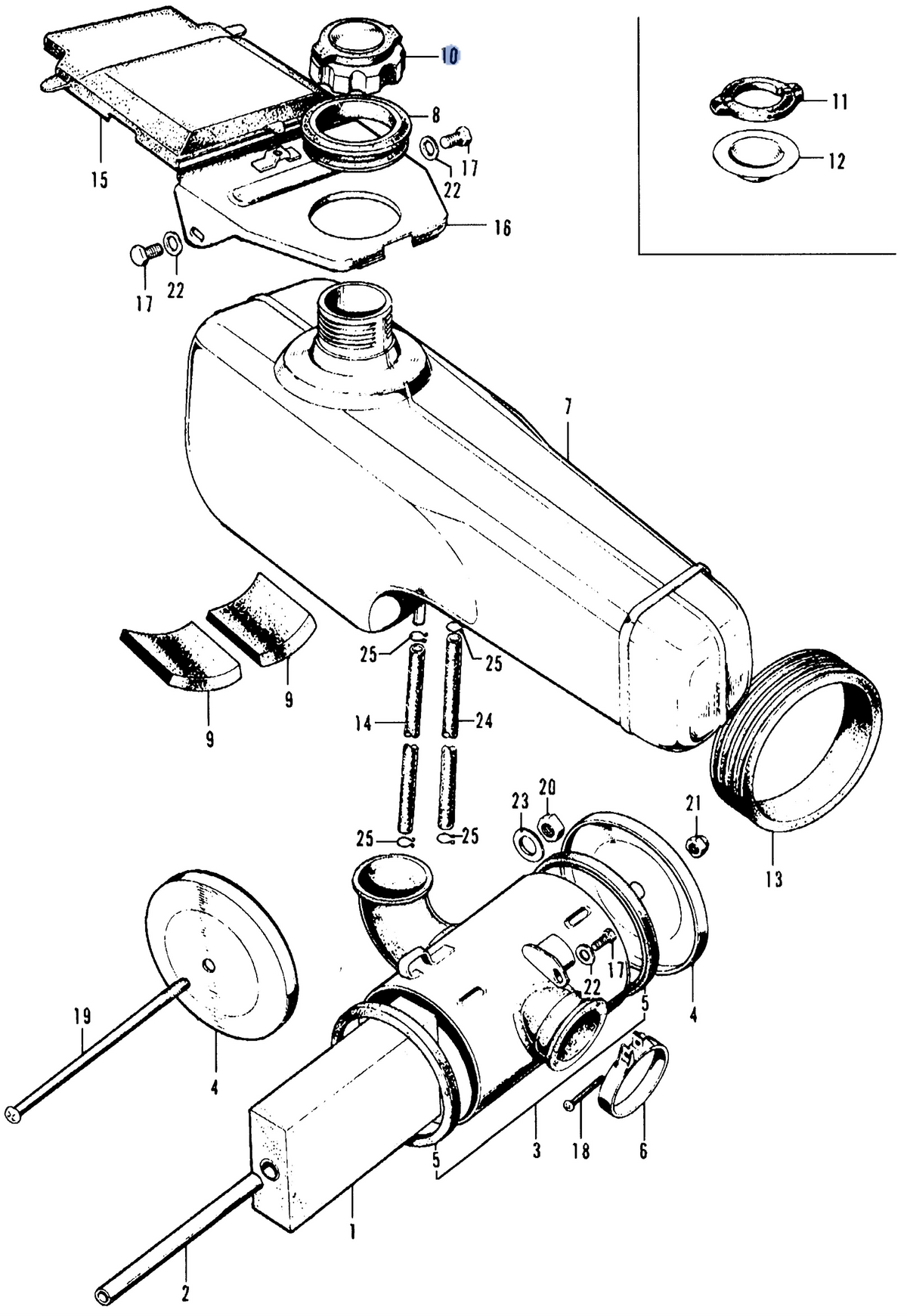 Honda OEM part 17620-098-010