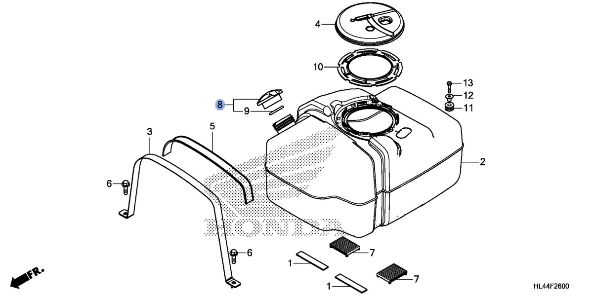 Honda OEM part 17620-HL3-A00
