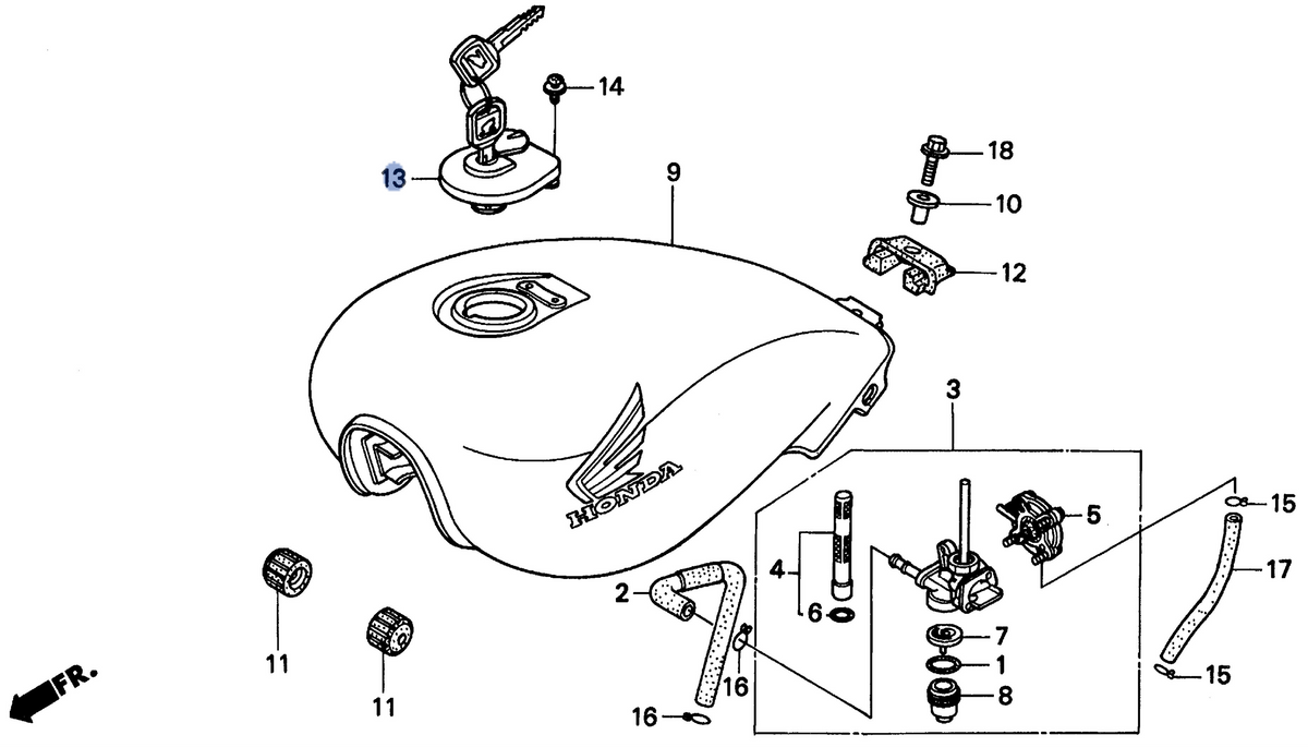 Honda OEM part 17620-KL8-030