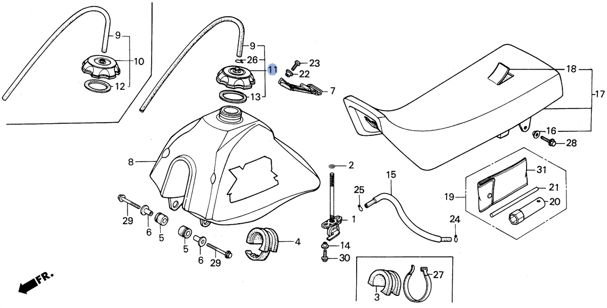 Honda OEM part 17620-KT1-780