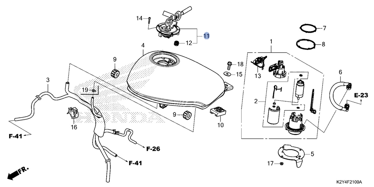 Honda OEM part 17620-KZZ-J03