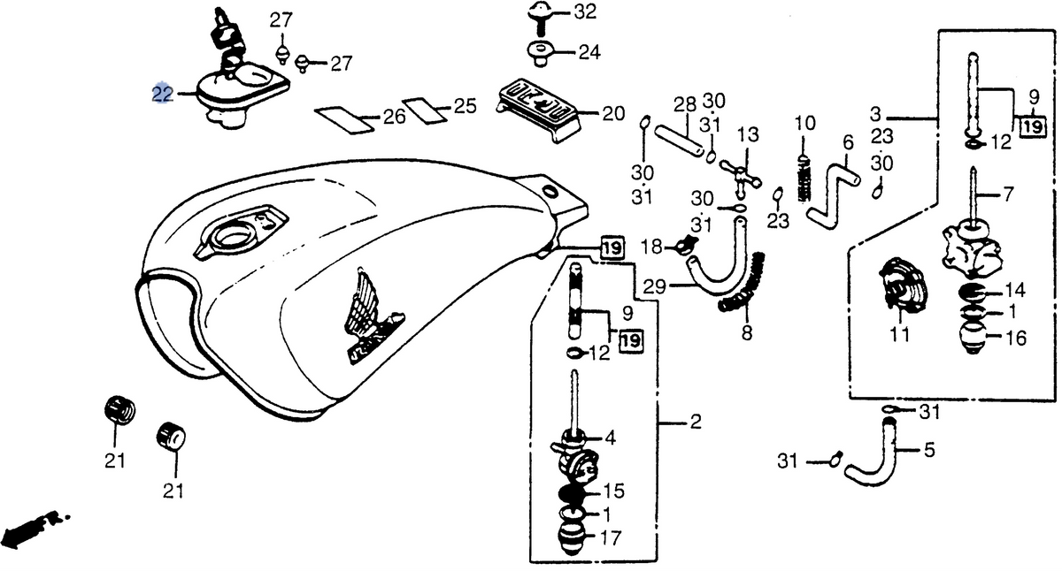 Honda OEM part 17620-MB1-043