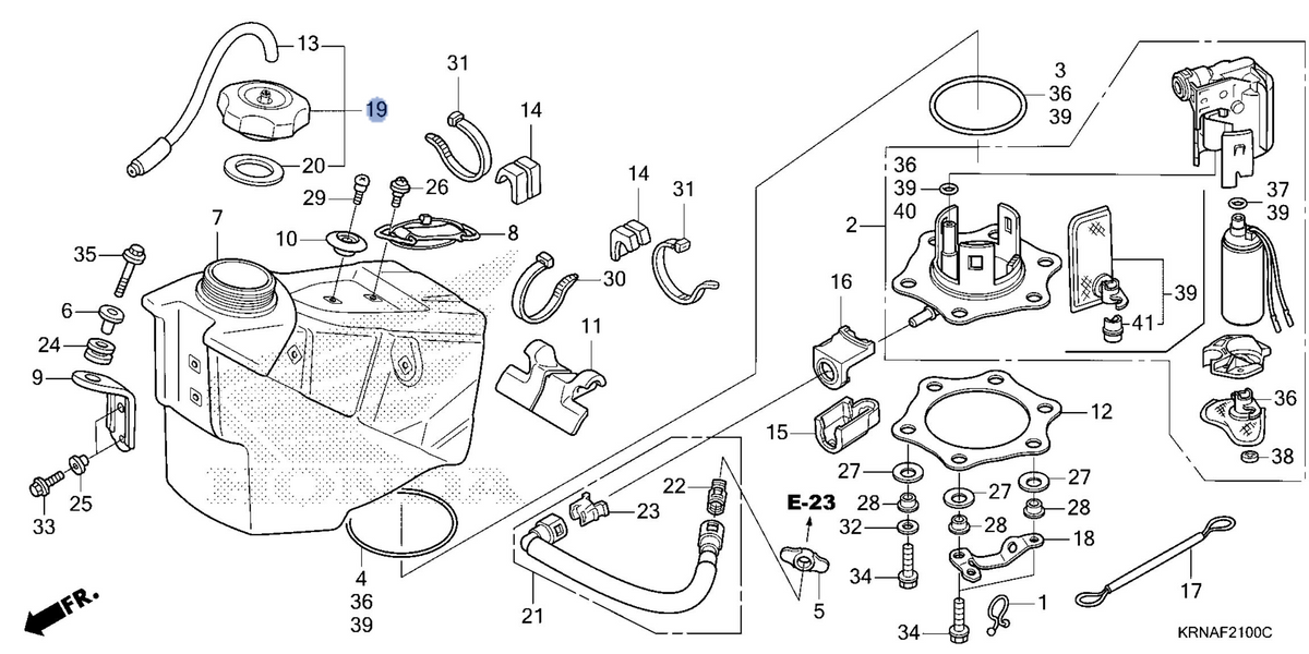Honda OEM part 17620-MEN-A30