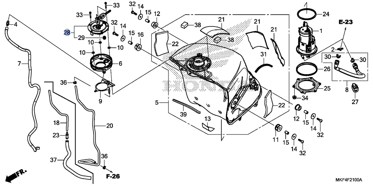 Honda OEM part 17620-MGP-D64