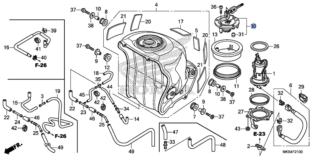 Honda OEM part 17620-MJS-J33