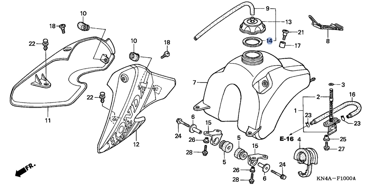 Honda OEM part 17624-GEL-770