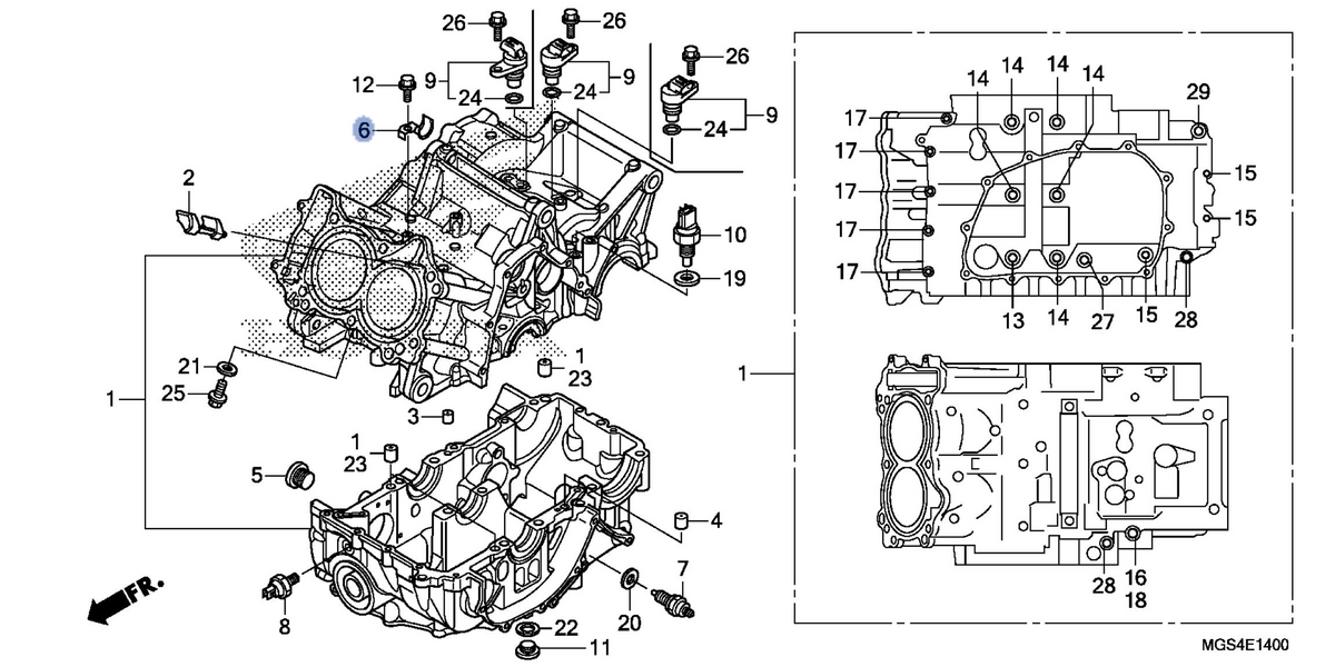 Honda OEM part 17640-MGS-D30