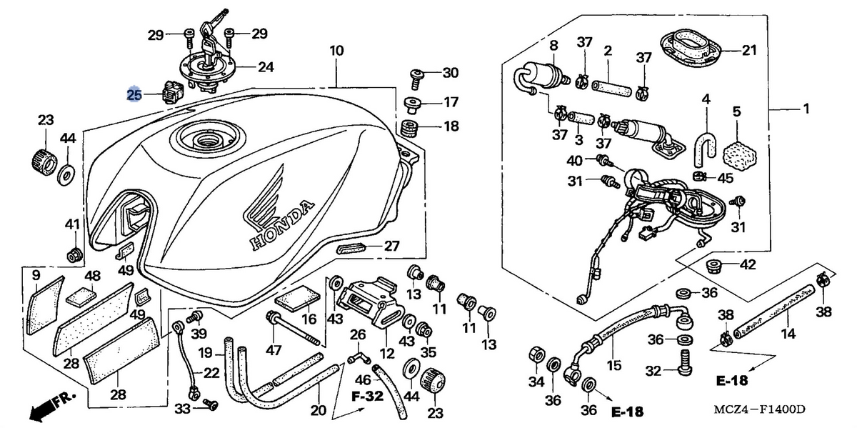 Honda OEM part 17646-MN8-700