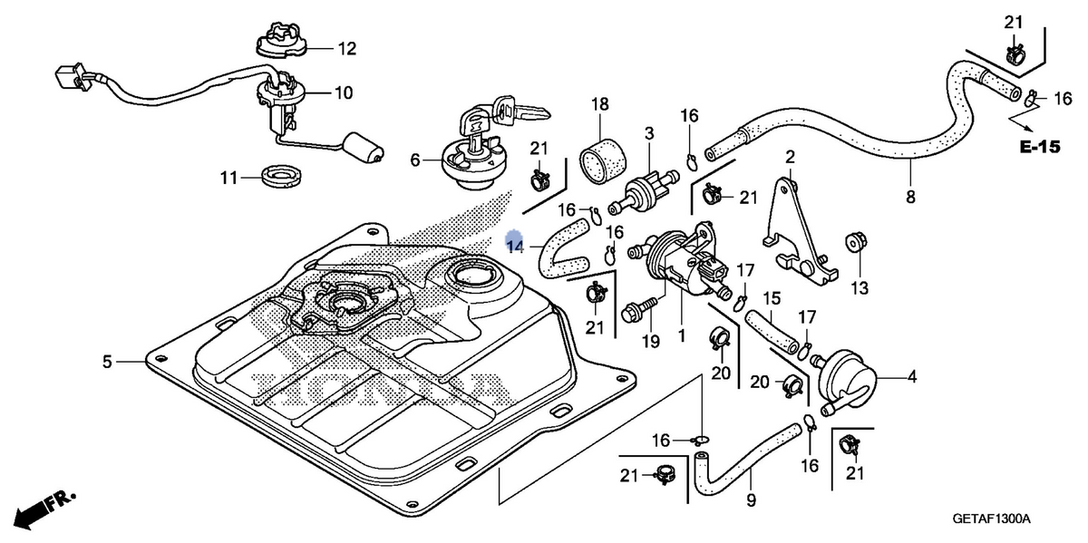 Honda OEM part 17681-GET-A60