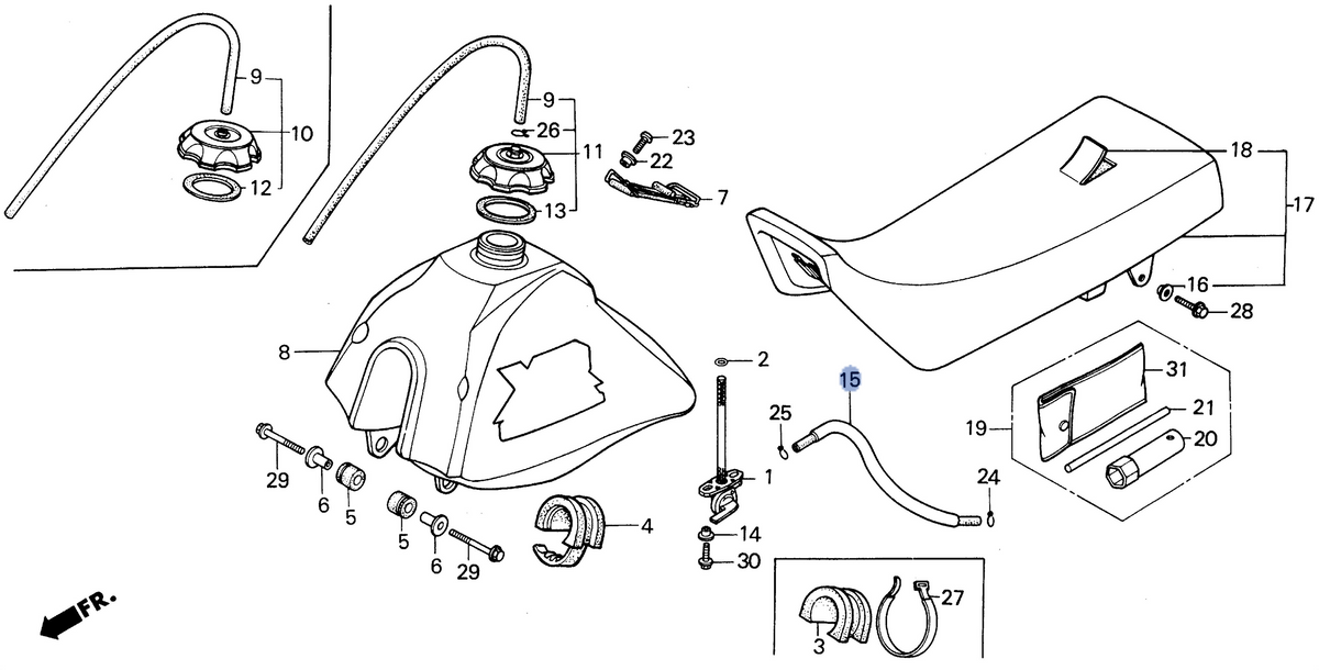 Honda OEM part 17681-GN1-000