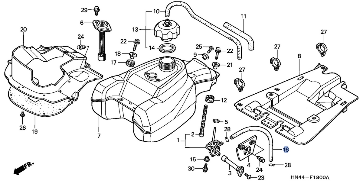 Honda OEM part 17681-HN5-670