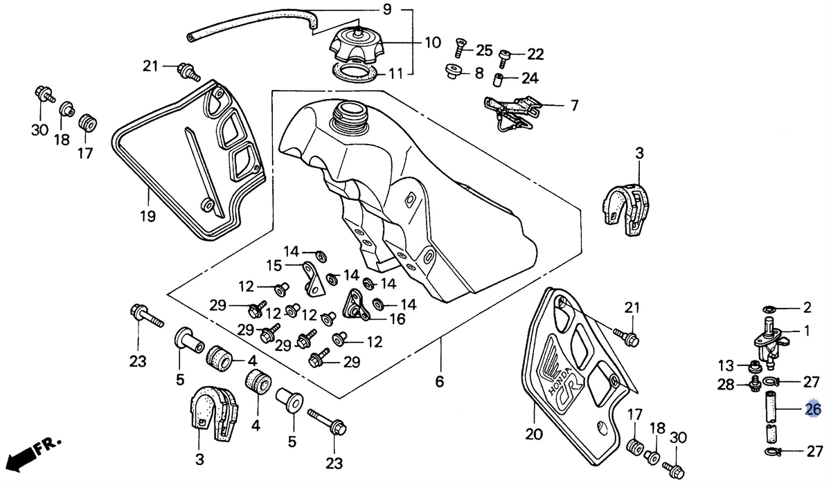 Honda OEM part 17681-ML3-600