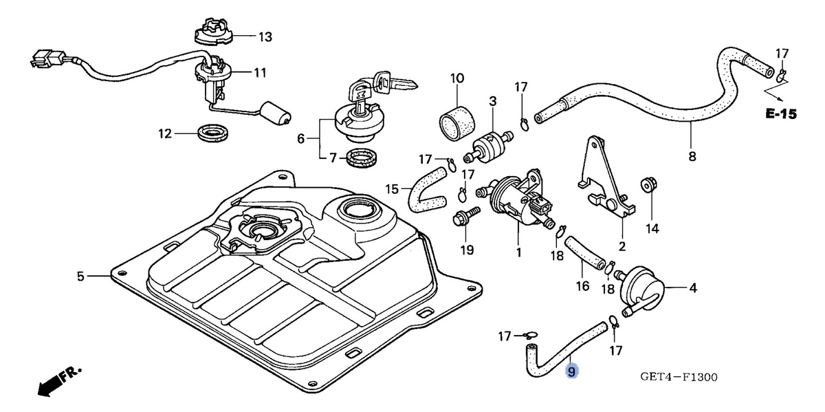 Honda OEM part 17683-GET-010