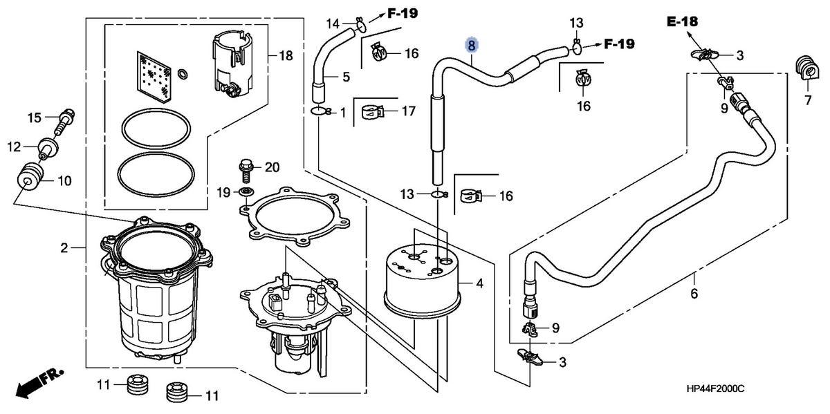 Honda OEM part 17683-HP5-A10