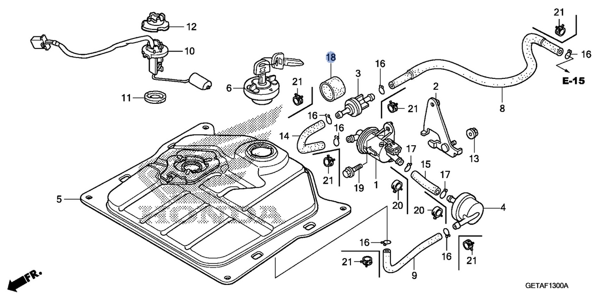 Honda OEM part 17686-GET-A60