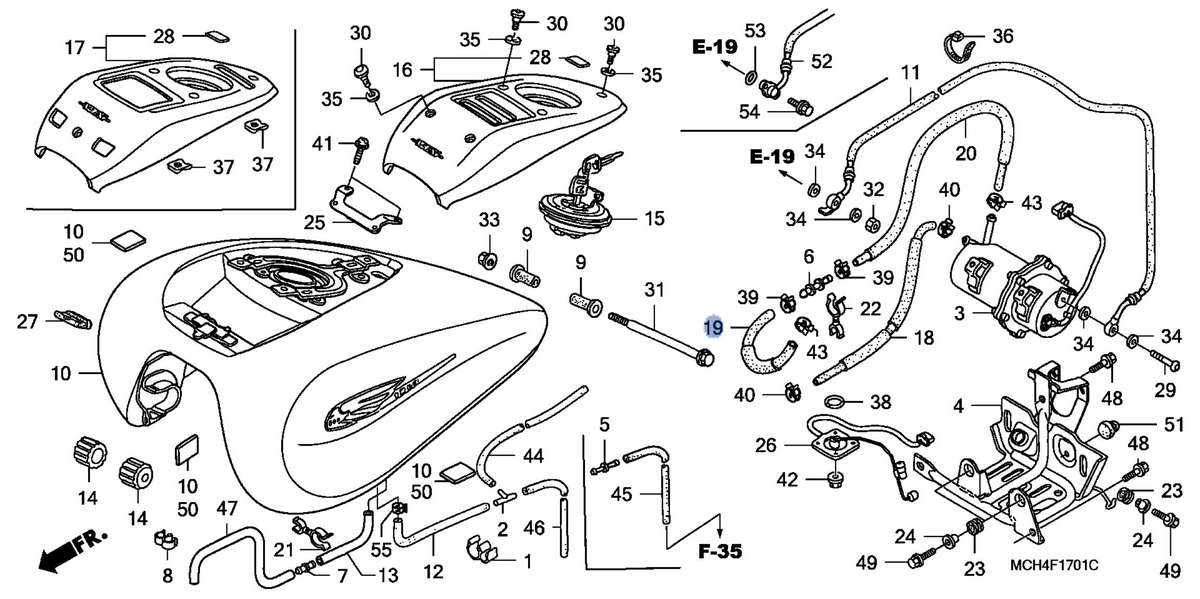 Honda OEM part 17691-MCH-C11