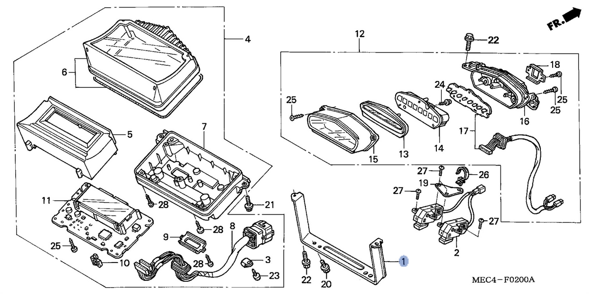 Honda OEM part 17700-MEC-000