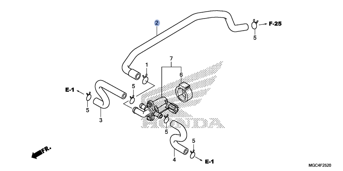 Honda OEM part 17701-MGC-000