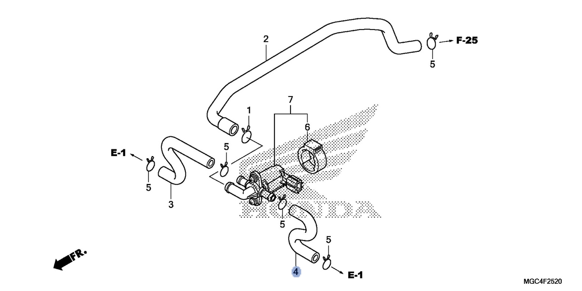 Honda OEM part 17703-MGC-000