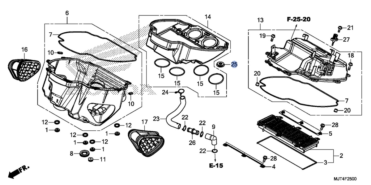 Honda OEM part 17727-MJT-E00