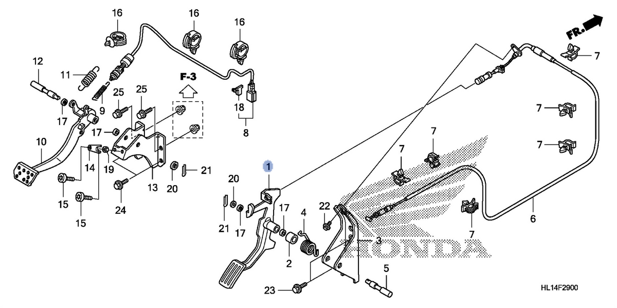 Honda OEM part 17810-HL1-A00