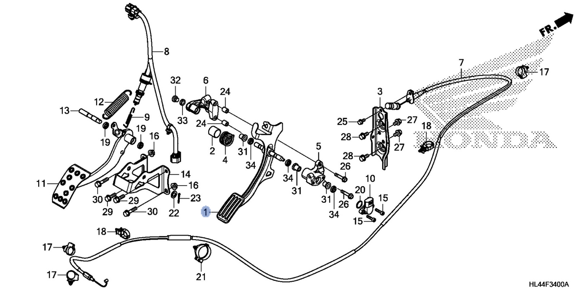 Honda OEM part 17810-HL4-A01