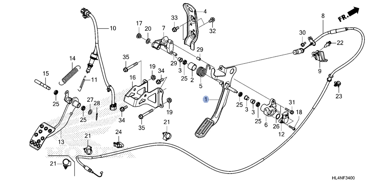 Honda OEM part 17810-HL4-AK0