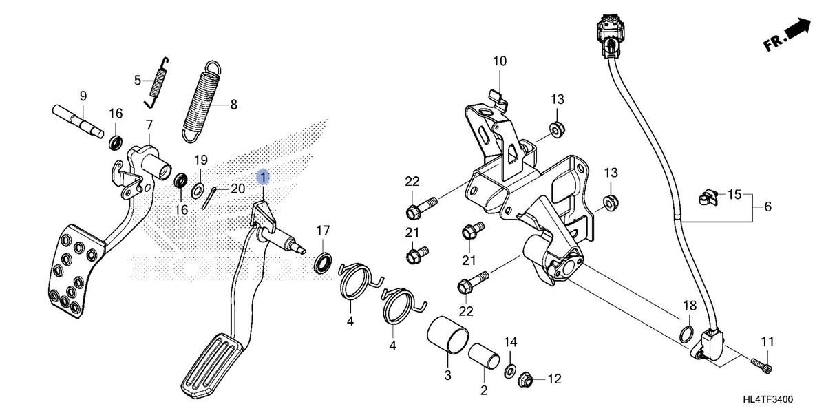 Honda OEM part 17810-HL4-B70