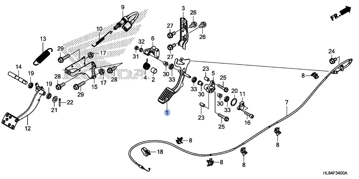 Honda OEM part 17810-HL7-A20