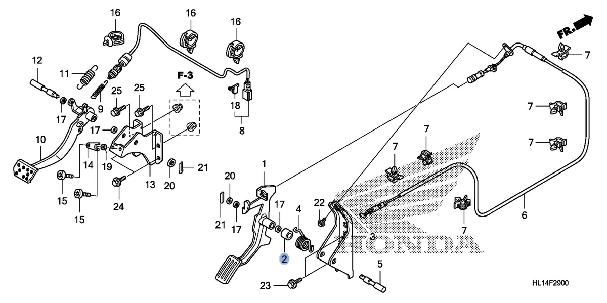 Honda OEM part 17811-HL1-A00