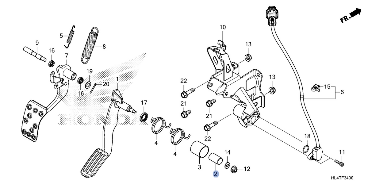 Honda OEM part 17813-HL4-B70