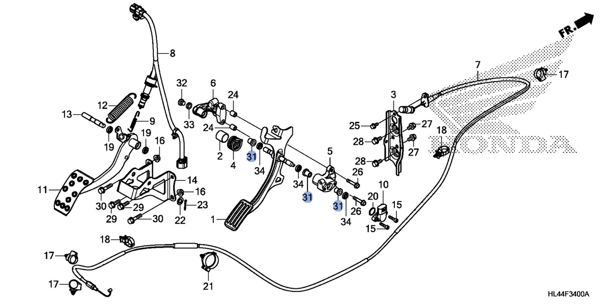 Honda OEM part 17813-HL6-A00