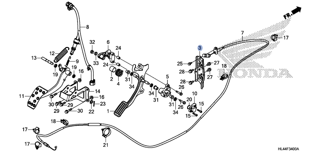 Honda OEM part 17820-HL4-A00