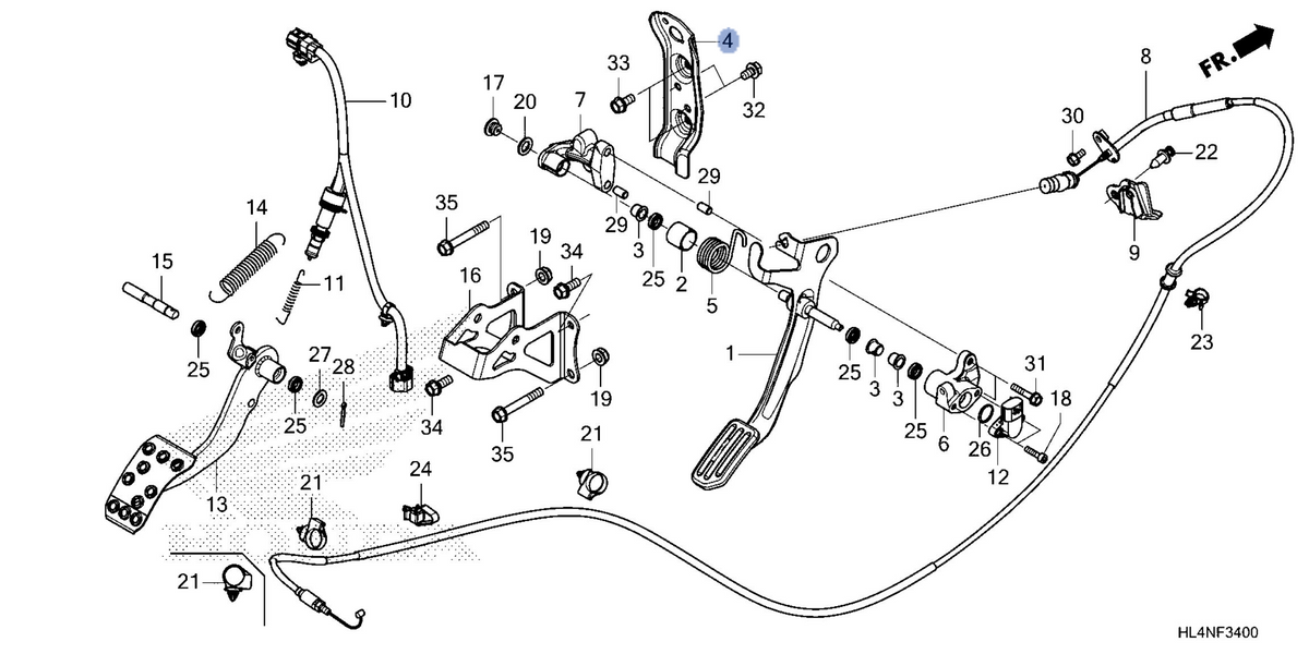 Honda OEM part 17820-HL4-AK0