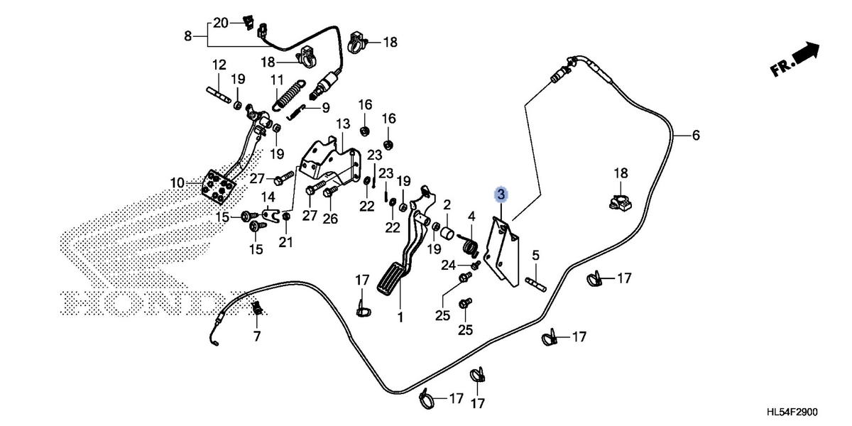 Honda OEM part 17820-HL5-A00