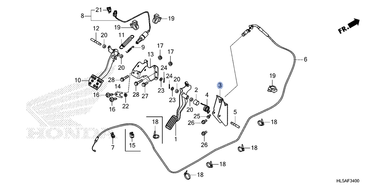 Honda OEM part 17820-HL5-E60