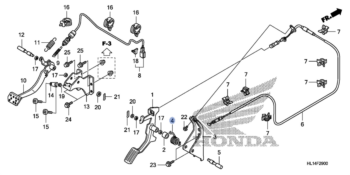 Honda OEM part 17830-HL1-A00