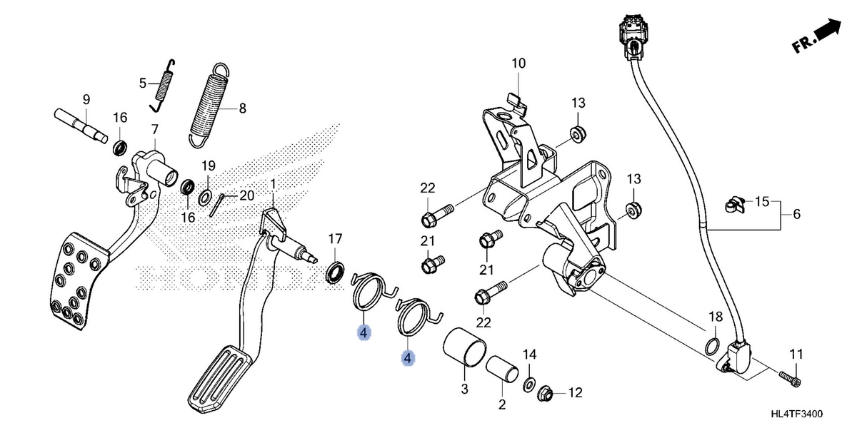 Honda OEM part 17832-HL4-B70