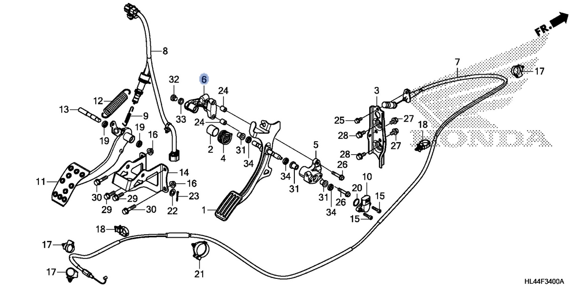 Honda OEM part 17860-HL6-A00