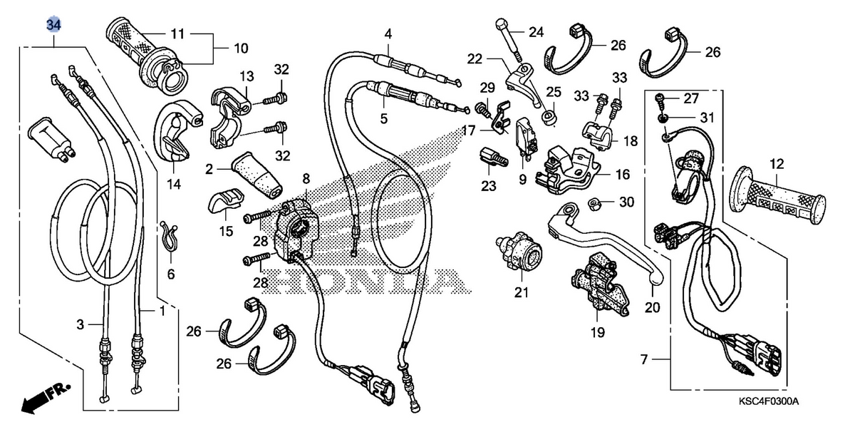 Honda OEM part 17900-KSC-A10