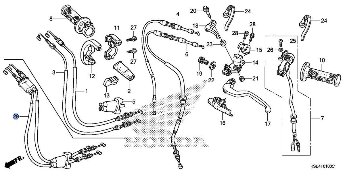 Honda OEM part 17900-KSE-710